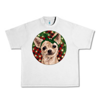 Lunar Rock Christmas Chihuahua With Buffalo Plaid Urban Heavy Tee - RanaPortraitStore