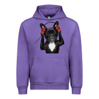 Tulip french bulldog dj style Urban Hoodie - artisFamous