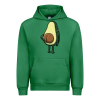 Emerald funny fruit avocado Urban Hoodie - artisFamous