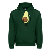 Forest Green funny fruit avocado Urban Hoodie - artisFamous