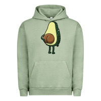 Pigment Oil Green funny fruit avocado Urban Hoodie - artisFamous