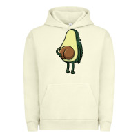 Pigment Pistachio funny fruit avocado Urban Hoodie - artisFamous