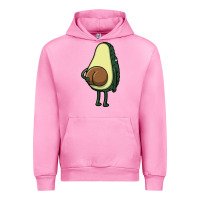 Fuchsia Pink funny fruit avocado Urban Hoodie - artisFamous