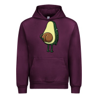 Mauve Wine funny fruit avocado Urban Hoodie - artisFamous
