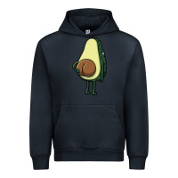 Navy funny fruit avocado Urban Hoodie - artisFamous