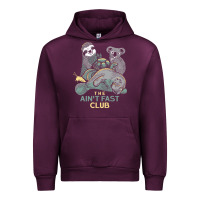 Mauve Wine the ain't fast club Urban Hoodie - artisFamous