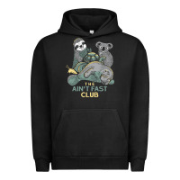 Pigment Black the ain't fast club Urban Hoodie - artisFamous