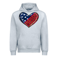 Heather Grey leopard with american flag Urban Hoodie - RanaPortraitStore