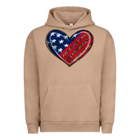 Pigment Burro leopard with american flag Urban Hoodie - RanaPortraitStore