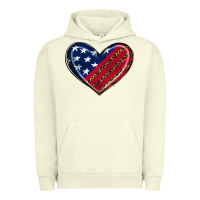 Pigment Pistachio leopard with american flag Urban Hoodie - RanaPortraitStore