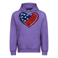 Tulip leopard with american flag Urban Hoodie - RanaPortraitStore