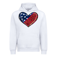 White leopard with american flag Urban Hoodie - RanaPortraitStore