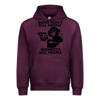 Mauve Wine guns dont kill people Urban Hoodie - artisFamous