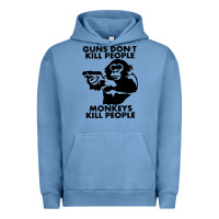 Pigment Pebble Blue guns dont kill people Urban Hoodie - artisFamous