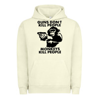 Pigment Pistachio guns dont kill people Urban Hoodie - artisFamous