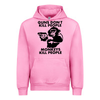 Fuchsia Pink guns dont kill people Urban Hoodie - artisFamous