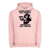 Pigment Salmon guns dont kill people Urban Hoodie - artisFamous