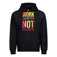 Black work smarter not harder Urban Hoodie - artisFamous