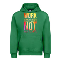 Emerald work smarter not harder Urban Hoodie - artisFamous