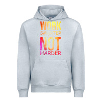 Heather Grey work smarter not harder Urban Hoodie - artisFamous