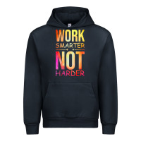 Navy work smarter not harder Urban Hoodie - artisFamous