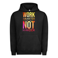 Pigment Black work smarter not harder Urban Hoodie - artisFamous