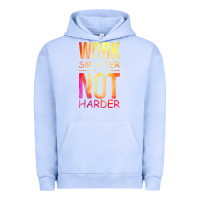 Pigment Grape Ice work smarter not harder Urban Hoodie - artisFamous
