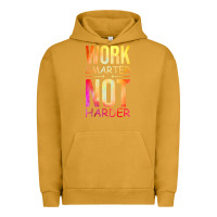 Pigment Peanut Butter work smarter not harder Urban Hoodie - artisFamous