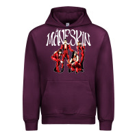 Mauve Wine maneskin rock Urban Hoodie - artisFamous