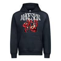 Navy maneskin rock Urban Hoodie - artisFamous