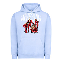 Pigment Grape Ice maneskin rock Urban Hoodie - artisFamous