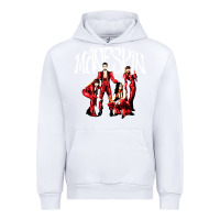 White maneskin rock Urban Hoodie - artisFamous
