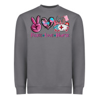 Storm peace love nurse Heavyweight Sweatshirt - AdoDesignShop