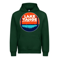 Forest Green lake tahoe california Urban Hoodie - artisFamous