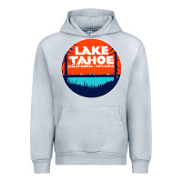 Heather Grey lake tahoe california Urban Hoodie - artisFamous
