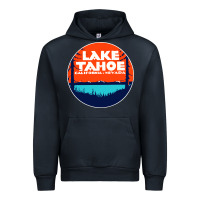 Navy lake tahoe california Urban Hoodie - artisFamous