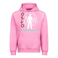 Fuchsia Pink devo duty now for the future Urban Hoodie - artisFamous