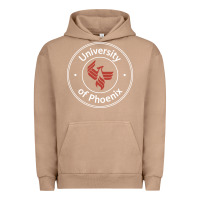 Pigment Burro university of phoenix white red Urban Hoodie - artisFamous