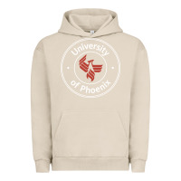 Pigment French Oak university of phoenix white red Urban Hoodie - artisFamous