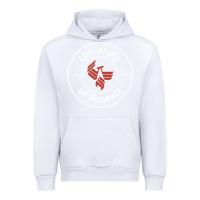 White university of phoenix white red Urban Hoodie - artisFamous