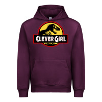 Mauve Wine clever girl Urban Hoodie - artisFamous