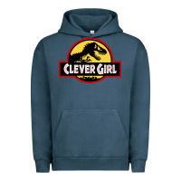Pigment Midnight Navy clever girl Urban Hoodie - artisFamous