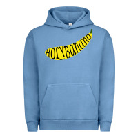 Pigment Pebble Blue Holy Banana Urban Hoodie - artisFamous