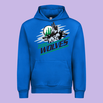 Timber Wolves Urban Hoodie Designed By Artisfamous