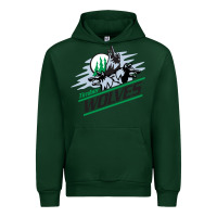 Forest Green timber wolves Urban Hoodie - artisFamous