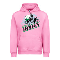 Fuchsia Pink timber wolves Urban Hoodie - artisFamous