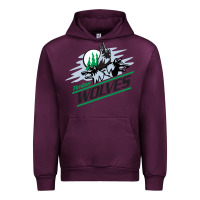 Mauve Wine timber wolves Urban Hoodie - artisFamous