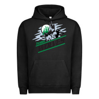 Pigment Black timber wolves Urban Hoodie - artisFamous