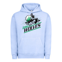 Pigment Grape Ice timber wolves Urban Hoodie - artisFamous