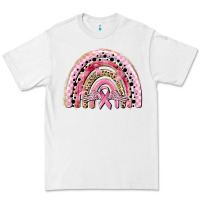 White cancer rainbow Premium Tee - CowGirlArtShop